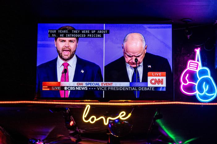 Sen. JD Vance and Gov. Tim Walz spoke about school shootings in Tuesday night's debate.