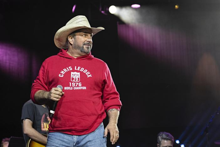 Garth Brooks performs during the 48th Annual Academy of Country Music Awards at the MGM Grand Garden Arena on April 7, 2013 in Las Vegas.