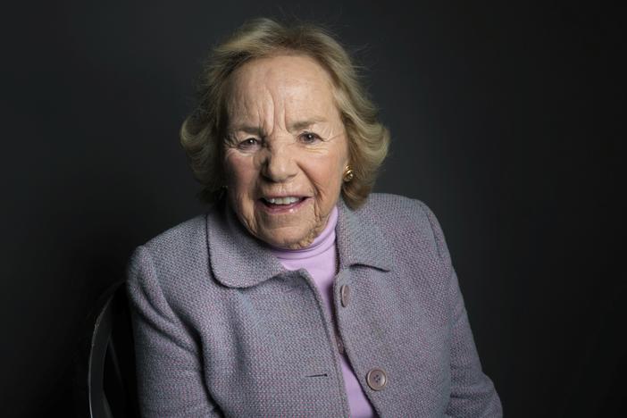 Ethel Kennedy poses for a portrait during the 2012 Sundance Film Festival on Jan. 22, 2012, in Park City, Utah. The Kennedy matriarch died Thursday at age 96.