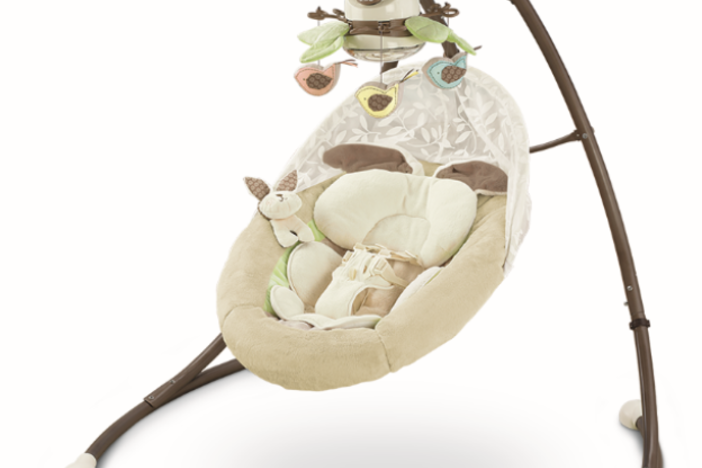 Image of the recalled Fisher-Price My Little Snugabunny Cradle 'n Swing (V0099).