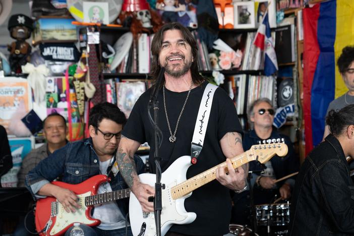 Juanes performs a Tiny Desk Concert.