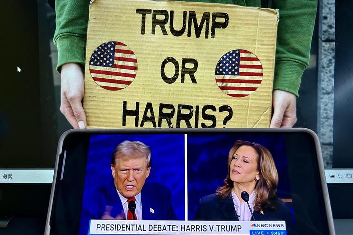 Both candidates have health care records, but Donald Trump does not talk about his often on the campaign trail.