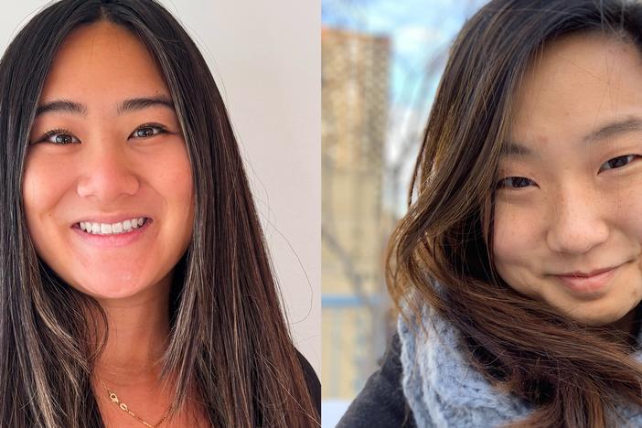From left: Emma Rady Wanroy and Hannah Johns, who were each adopted from China by U.S. parents. Wanroy, who has become a therapist specializing in working with other adoptees, cautions against narratives that adoption is a happy ending: “Adoptees have all these dangling questions that hang above them that we don't really get answered ever.” Johns, raised in Texas after being found on a street corner in eastern China, says, “I can be grateful, and I can have a great, great relationship with my parents. But …