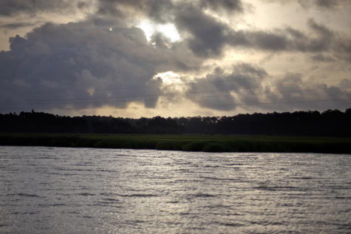 The sun rises over Sapelo Island, Ga., a Gullah-Geechee community, on June 10, 2013.