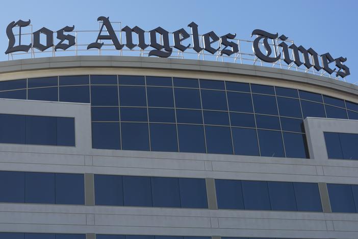The <em>Los Angeles Times </em>newspaper headquarters is shown in El Segundo, Calif., Jan. 23, 2024.