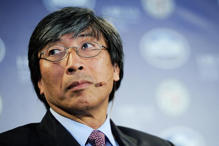 <em>Los Angeles Times</em> owner Patrick Soon-Shiong, shown in 2012, blocked his paper's endorsement of Vice President Kamala Harris. The editorials editor resigned, saying the decision made the paper look "craven."