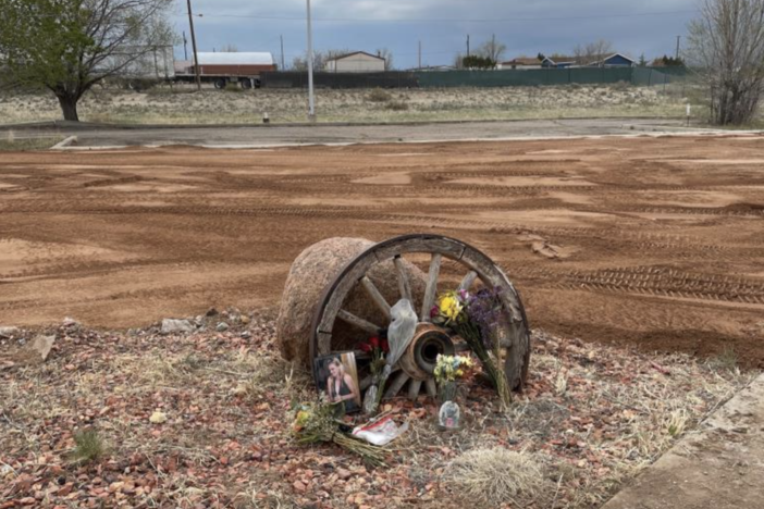 The former site of the Return to Nature funeral home is seen in April, after the Environmental Protection Agency dismantled and cleared the facility in Penrose, Colo. The funeral home's owners, Jon and Carie Hallford, have pleaded guilty to fraud for taking nearly $1 million in total from customers and a federal COVID-19 relief fund.