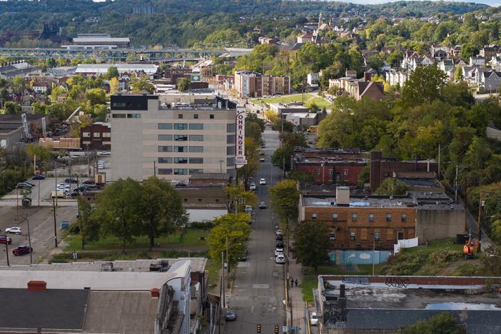 Braddock, Pa., on Oct. 16, 2024.