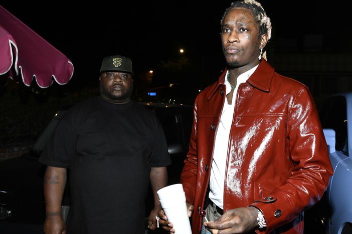 Young Thug, seen here in Los Angeles in 2021, plead guilty more than two years after being arrested and charged with participating in criminal gang activity.