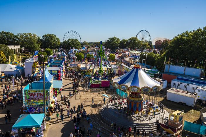 North Carolina's state fair featured rides, fried food and plenty of politics.
