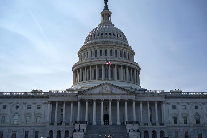 An exterior view of the U.S. Capitol on September 9.
