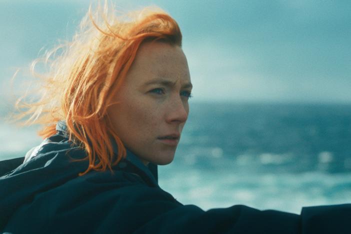 Saoirse Ronan plays a woman struggling with addiction in <em>The Outrun.</em>