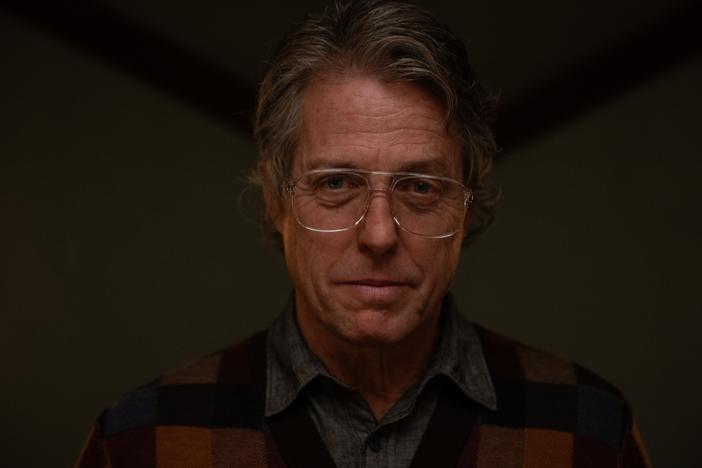Hugh Grant plays the bad guy in the new A24 feature, <em>Heretic</em>.