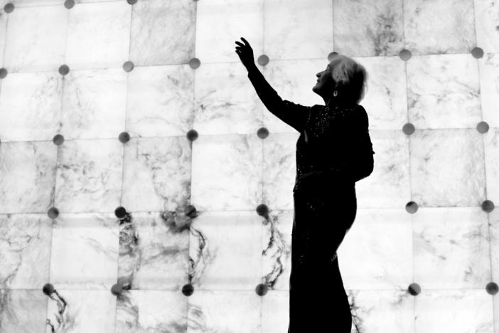 Soprano Lucy Shelton, at age 80, is starring in <em>Lucidity</em>, a new opera by Laura Kaminsky that focuses on aging and memory loss.