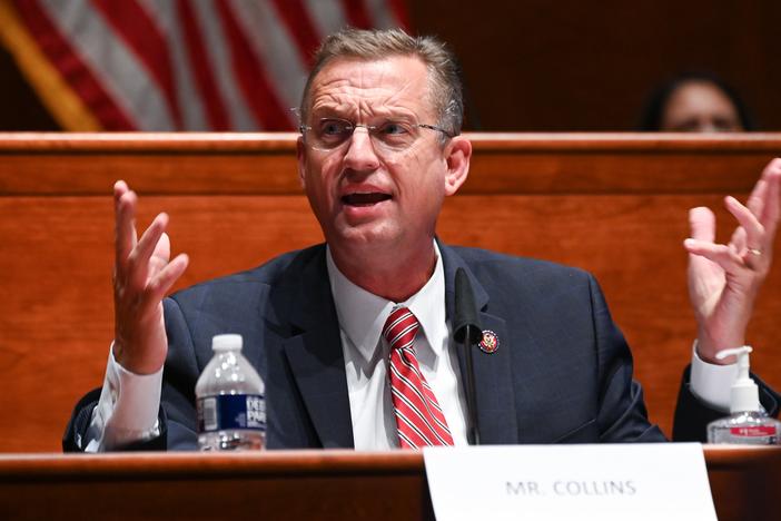 Rep. Doug Collins, a Republican from Georgia, speaks during a House Judiciary Committee hearing on June 17, 2020. President-elect Donald Trump has named Collins as his pick to lead the Department of Veterans Affairs.