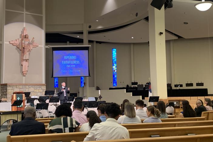Spencerville Seventh-day Adventist Church in Montgomery County, Maryland is currently meeting at the Lutheran Church of St. Andrew, after their building suffered a fire. It is one example of interfaith cooperation in the most religiously diverse county in the country.