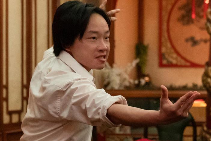 Jimmy O. Yang plays a waiter who finds himself embroiled in a mystery in <em>Interior Chinatown.</em>