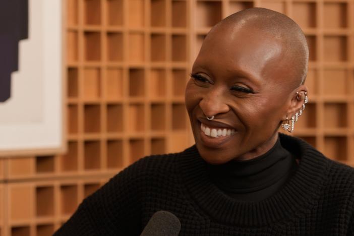 Cynthia Erivo talks with <em>All Things Considered</em> host Scott Detrow.<br>