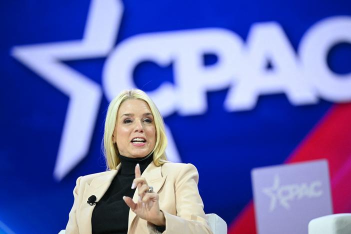 Former Florida Attorney General Pam Bondi speaks during the annual Conservative Political Action Conference meeting on Feb. 23 in National Harbor, Md.