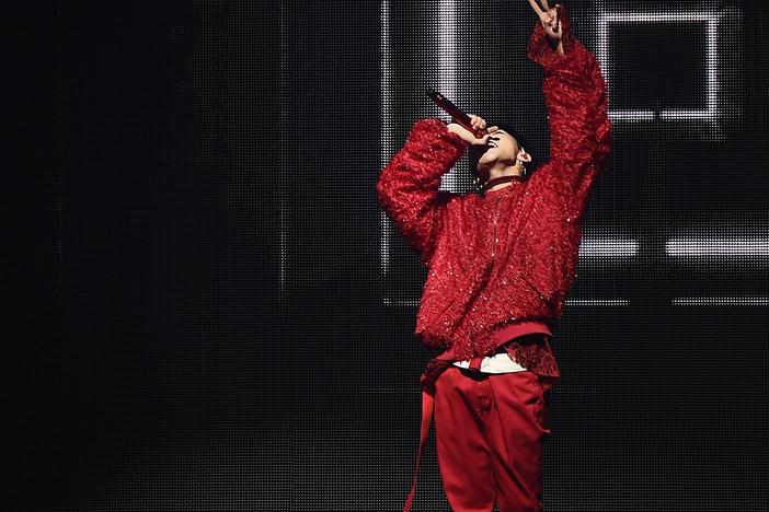 South Korean singer and rapper G-Dragon performs in New York in 2017.