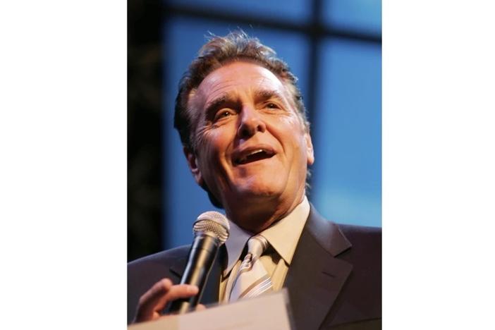 Chuck Woolery hosts a special premiere of the "$250,000 Game Show Spectacular" at the Las Vegas Hilton on Oct. 13, 2007, in Las Vegas.