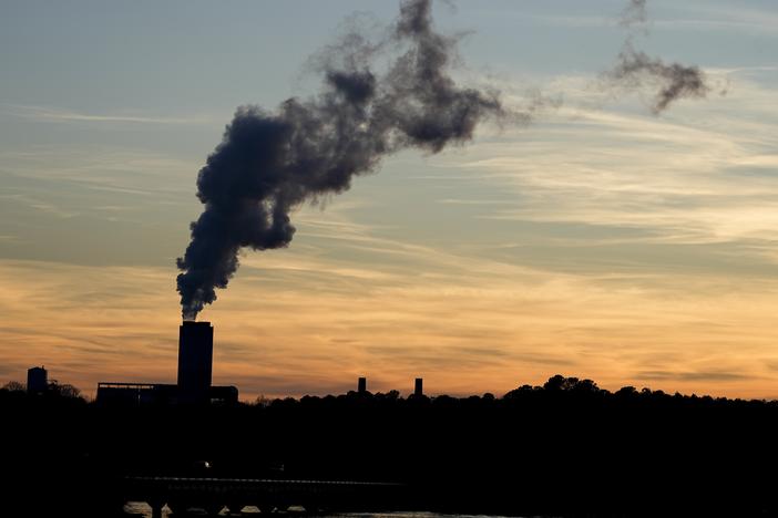 Duke Energy's Marshall Steam Station coal power plant operates earlier this year near Mooresville, N.C.