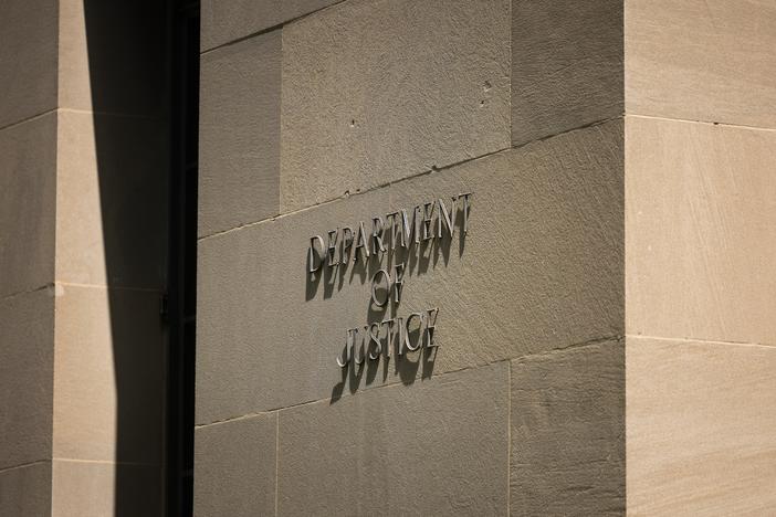 The Department of Justice building