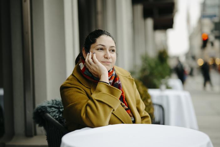 Nazan Rashidi, executive director of human rights group the Syria Campaign, in Berlin, Wednesday.