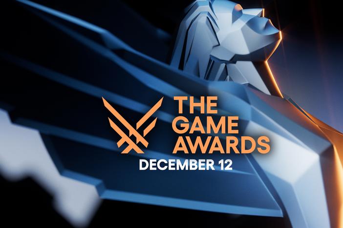 A photo of the trophy from the Game Awards.