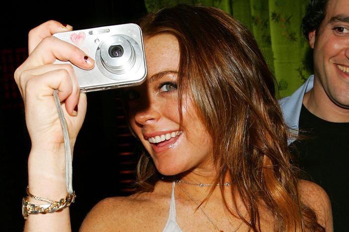 Actress Lindsay Lohan attends a Calvin Klein Collection toast to Francisco Costa's CFDA Women's Wear designer of the Year award at Chinatown Brasserie June 13, 2006 in New York City.