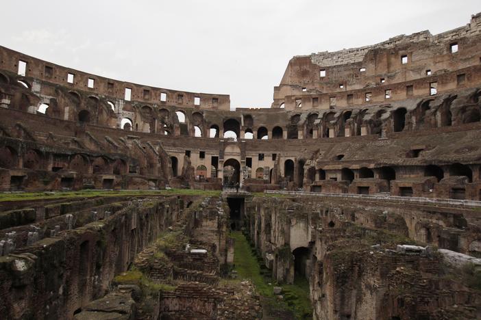 A general view of Rome's Colosseum.