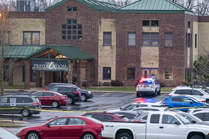 The campus of Abundant Life Christian School in Madison, Wis., where a teenage girl opened fire on Monday.