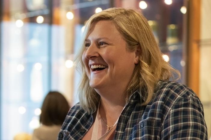 Bridget Everett as Sam in <em>Somebody Somewhere</em>