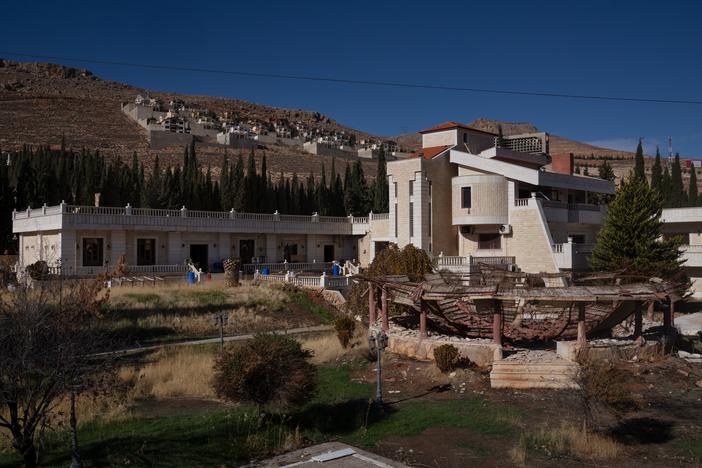 A building where Captagon was being made before the Assad regime fell.