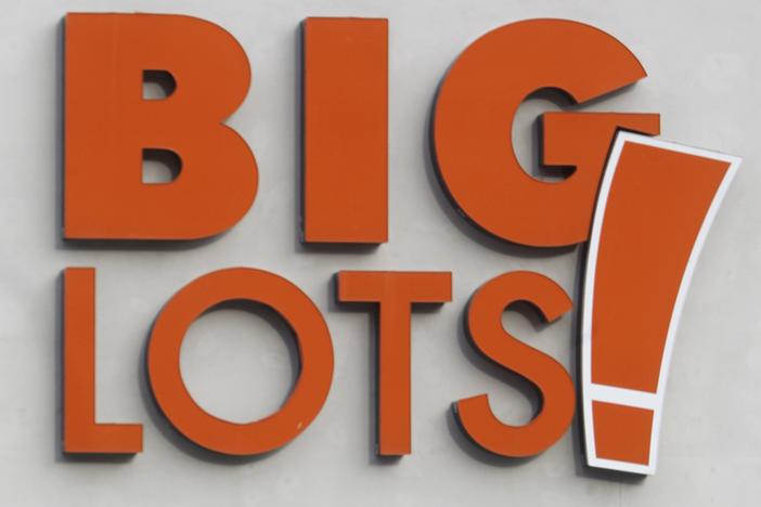 A shopper leaves the Big Lots store on Dec. 4, 2012 in Berlin, Vt.