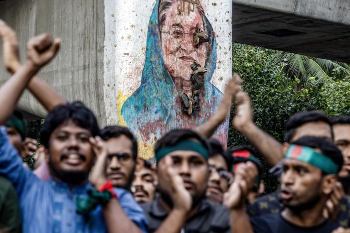 Protesters in Bangladesh ousted its longtime authoritarian leader, Sheikh Hasina, in August.