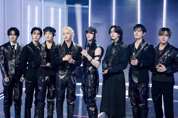 On the albums chart, the K-pop group Stray Kids debuts at No. 1 with <em>HOP</em>; the group has debuted atop the <em>Billboard</em> 200 with its first six charting albums, which is a new record to kick off a career.