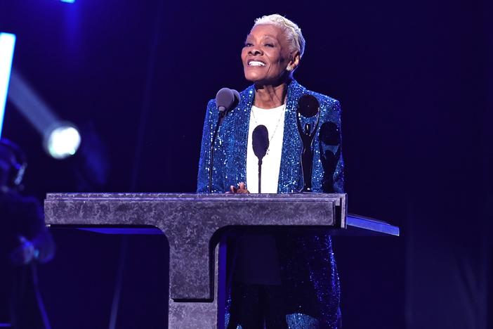 Dionne Warwick speaks onstage during the 2024 Rock & Roll Hall Of Fame Induction Ceremony streaming on Disney+ at Rocket Mortgage Fieldhouse on October 19, 2024 in Cleveland, Ohio. (Photo by Theo Wargo/Getty Images for The Rock and Roll Hall of Fame)