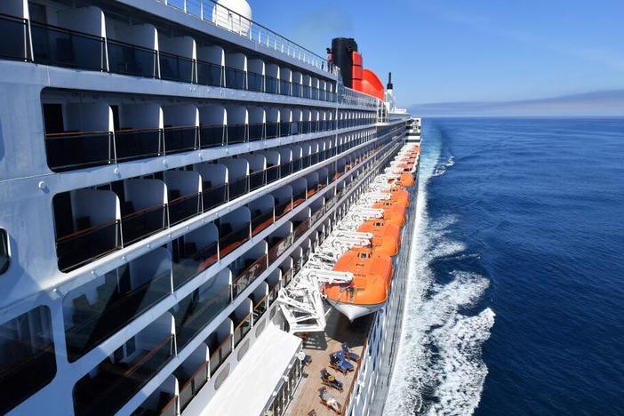 The Cunard cruise liner RMS Queen Mary 2 was among several ships to see an outbreak of vomiting and diarrhea caused by norovirus this winter.
