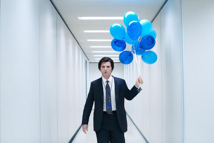 Adam Scott stars as Mark in <em>Severance</em>. Season 2 begins on January 17, nearly three years after the first season.