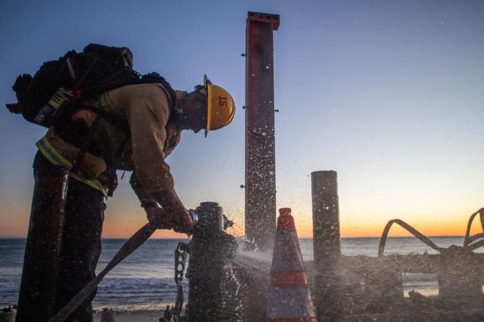 Many of the false narratives in the wake of the Los Angeles wildfires have involved water.