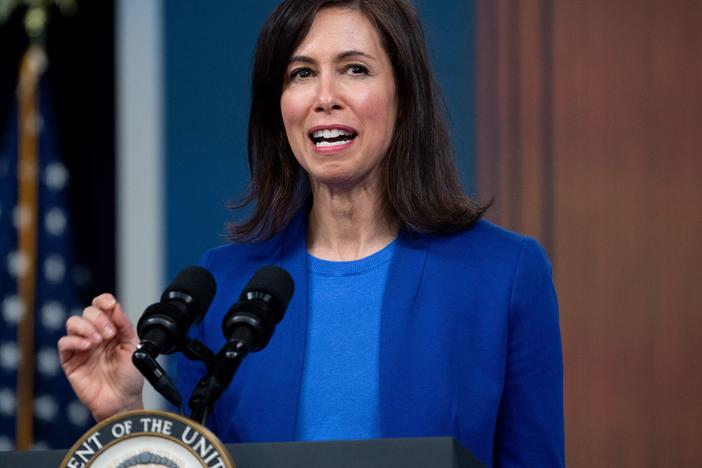 Outgoing FCC Chairwoman Jessica Rosenworcel, a Democrat, ruled against four petitions seeking to punish television networks for how they cover and satirize presidential politics. The FCC "should not be weaponized in a way that is fundamentally at odds with the First Amendment," she says.<br>