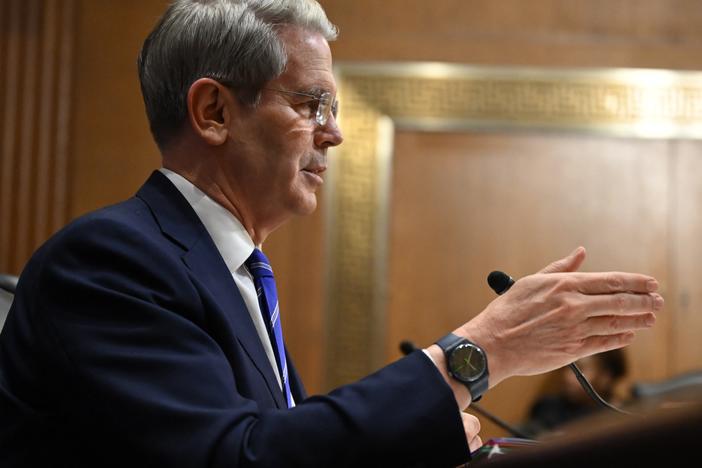 US investor and hedge fund manager Scott Bessent testifies before a Senate Finance Committee hearing on his nomination to be Secretary of the Treasury on January 16, 2025.