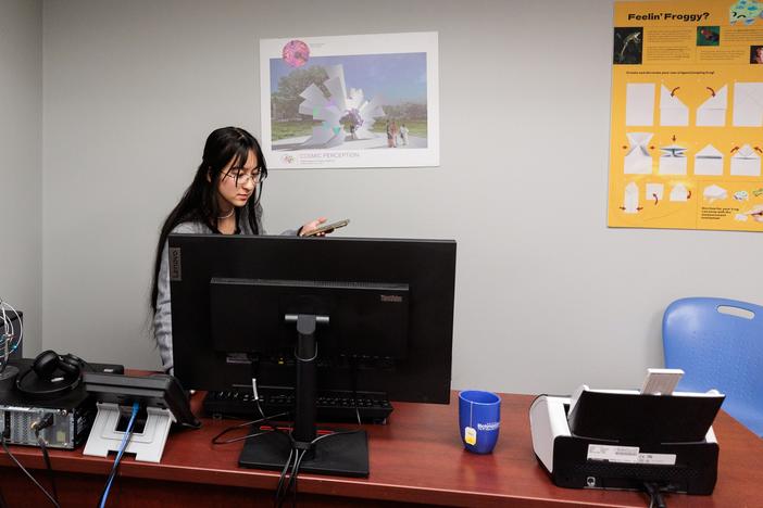 Alexandria Davis transferred to Virginia Commonwealth University after completing her associate's degree with help from Great Expectations. She says she's used to working her way through school. After transferring to VCU, she got a work study job with the Science Museum of Virginia in Richmond.