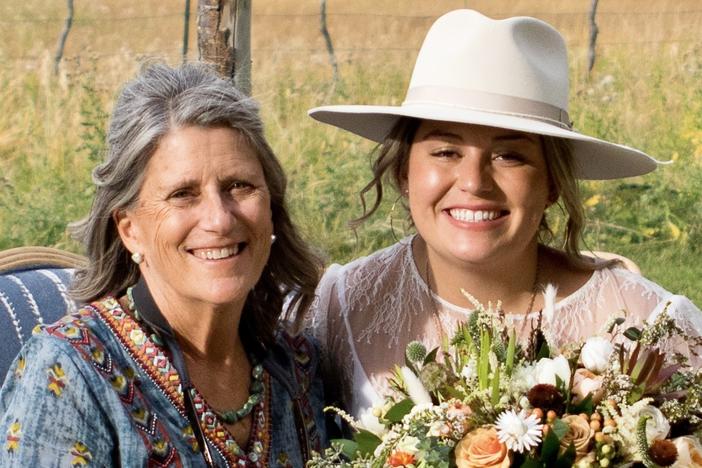 Virginia Squier (left) and her daughter, Chambers.