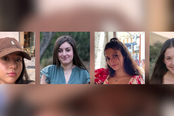 From left: Liri Albag, 19; Karina Ariev, 20; Daniella Gilboa, 20; and Naama Levy, 20, are the hostages identified by Hamas to be released next from captivity in Gaza.
