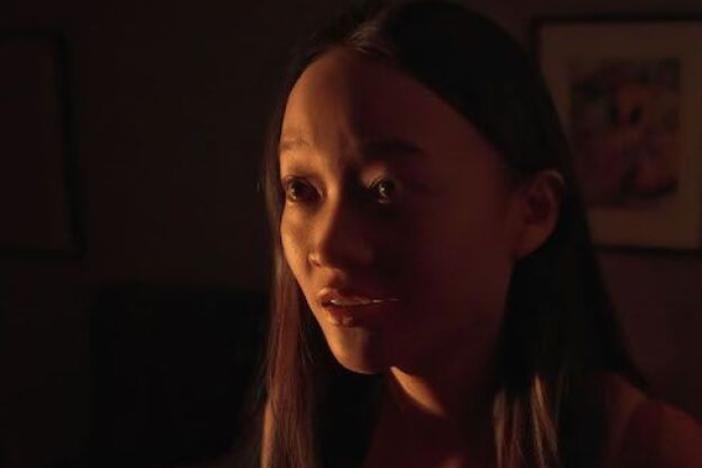 In <em>Presence, </em>Chloe (Callina Liang) is the first to pick up on strange phenomena in the family's new home.