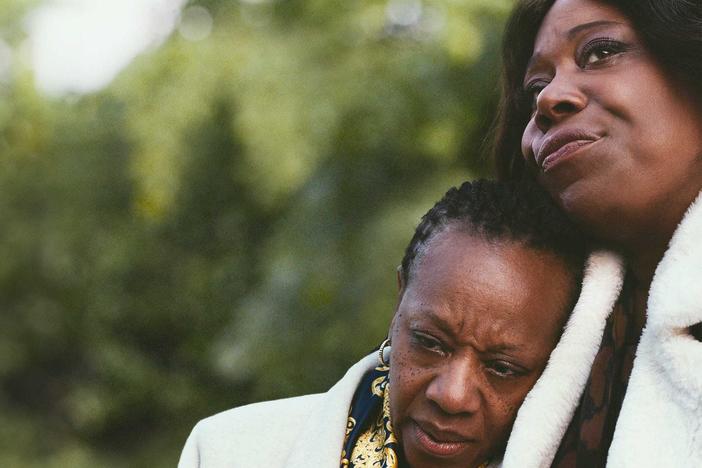 Marianne Jean-Baptiste and Michele Austin in <em>Hard Truths.</em>