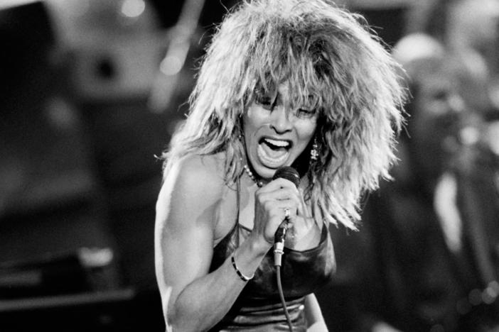 A previously unreleased Tina Turner song, "Hot for You Baby" from the 1980s, has been rediscovered. Turner is pictured above performing in Paris in 1987.