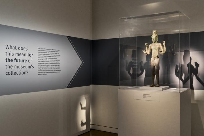 A view of <em>Moving Objects: Learning from Local and Global Communities</em> on show at the Asian Art Museum in San Francisco.